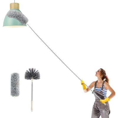 OEM Plumero Telescópico De Microfibra Para Telarañas - Cepillo Para Techos Altos - Resistente A Los Arañazos - Lavable, Plegable - 250 Cm - Herramientas De Limpieza Para El Hogar - Gris Oscuro - Crezuo OEM Plumero Telescópico De Microfibra Para Telarañas - Cepillo Para Techos Altos - Resistente A Los Arañazos - Lavable, Plegable - 250 Cm - Herramientas De Limpieza Para El Hogar - Gris Oscuro - Crezuo