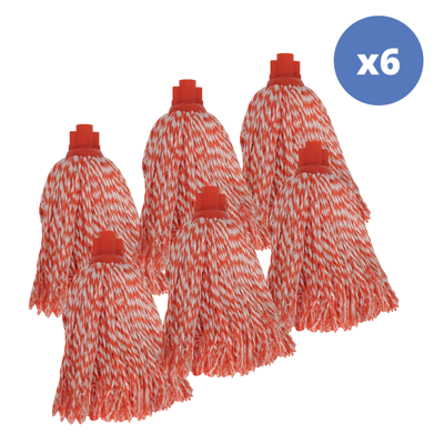 MSV - Fregona Microfibra - Rojo - Paños de microfibra para fregona MSV - Fregona Microfibra - Rojo - Paños de microfibra para fregona
