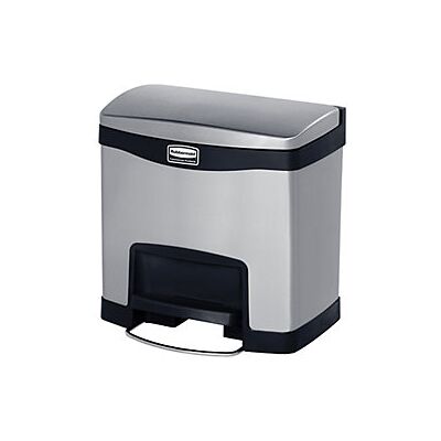 Rubbermaid - Edelstahl-tretabfallsammler Slim Jim® Volumen 15 L Bxhxt 302 Rubbermaid - Edelstahl-tretabfallsammler Slim Jim® Volumen 15 L Bxhxt 302