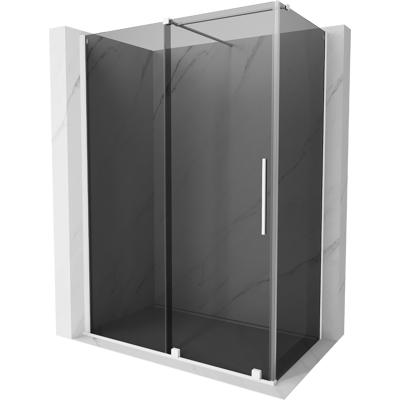 Mexen Velar Cabina De Ducha Corredera 140 X 80 Cm, Grafito, Blanco - 871-140-080-41-20 Mexen Velar Cabina De Ducha Corredera 140 X 80 Cm, Grafito, Blanco - 871-140-080-41-20