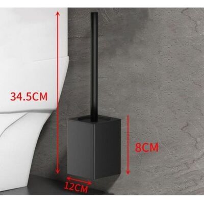 ENLENK Cepillo De Baño De Aluminio Espacial, Cepillo De Baño Sin Rincones Muertos, Lavavajillas, Cepillo De Pared Sin Perforación Para El Hogar, Limpieza De Baño, Negro ENLENK Cepillo De Baño De Aluminio Espacial, Cepillo De Baño Sin Rincones Muertos, Lavavajillas, Cepillo De Pared Sin Perforación Para El Hogar, Limpieza De Baño, Negro