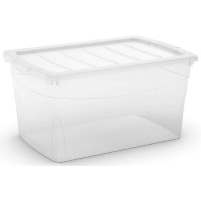 CURVER Kis Omni L Caja De Almacenamiento Transparente 50 Litros CURVER Kis Omni L Caja De Almacenamiento Transparente 50 Litros