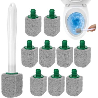 OEM Piedra Pómez Para Inodoro – Paquete De 10 Piedras Blancas Naturales Reutilizables Con Mango, Eficaces Contra La Cal Y Los Depósitos Minerales. OEM Piedra Pómez Para Inodoro – Paquete De 10 Piedras Blancas Naturales Reutilizables Con Mango, Eficaces Contra La Cal Y Los Depósitos Minerales.