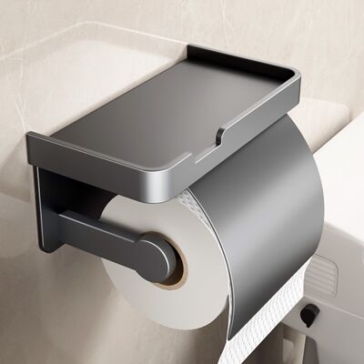 OEM Soporte Para Rollo De Papel Higiénico Con Tapa (gris, Con Tapa) OEM Soporte Para Rollo De Papel Higiénico Con Tapa (gris, Con Tapa)