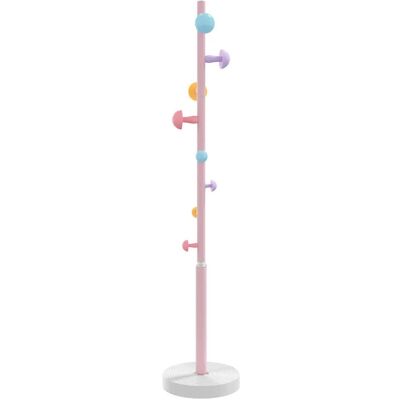 HELLOSHOP26 Práctico Perchero De Pie 172 X 35 X 35 Cm 8 Ganchos Y Base Estable Estilo Moderno De Hierro Rosa 020047597 HELLOSHOP26 Práctico Perchero De Pie 172 X 35 X 35 Cm 8 Ganchos Y Base Estable Estilo Moderno De Hierro Rosa 020047597