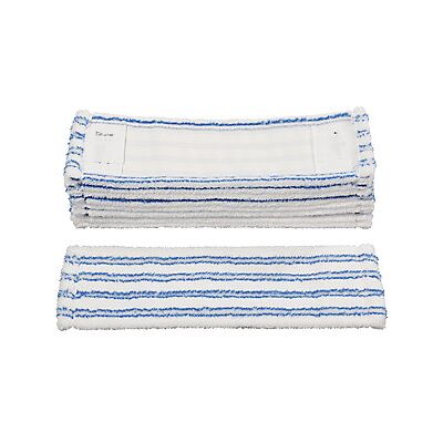 Mopa de microfibra KaiserKraft - 10 unidades, Azul y Blanco - Limpieza de suelos Mopa de microfibra KaiserKraft - 10 unidades, Azul y Blanco - Limpieza de suelos