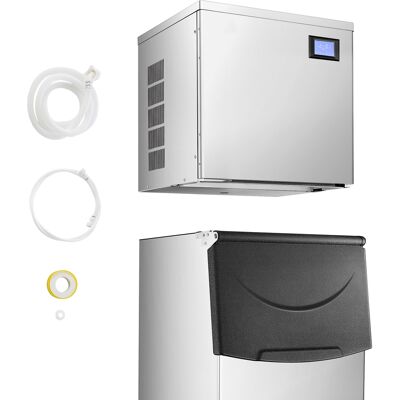 Mophorn - Cabezal De Máquina De Hielo Para Producción Comercial De Hielo, Acero Inoxidable Y Plástico Pe, 163 Kg/día, Con Panel De Control Inteligente Y Fácil Limpieza Con Solo Tocar Un Botón. Mophorn - Cabezal De Máquina De Hielo Para Producción Comercial De Hielo, Acero Inoxidable Y Plástico Pe, 163 Kg/día, Con Panel De Control Inteligente Y Fácil Limpieza Con Solo Tocar Un Botón.