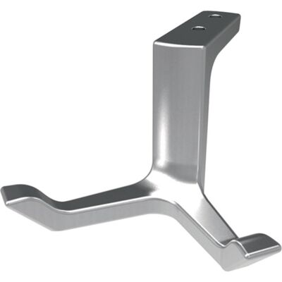 Hermeta Modelo 0200 Gancho de Techo - Doble Aluminio Plata Hermeta Modelo 0200 Gancho de Techo - Doble Aluminio Plata