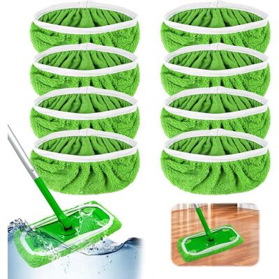 OEM Toallitas Reutilizables De 8 Piezas Para Fregonas Pulverizadoras Swiffer, Fregonas De Microfibra Lavables Para Limpiar Suelos Secos O Mojados, Aptas Para Todo Tipo De Suelos. OEM Toallitas Reutilizables De 8 Piezas Para Fregonas Pulverizadoras Swiffer, Fregonas De Microfibra Lavables Para Limpiar Suelos Secos O Mojados, Aptas Para Todo Tipo De Suelos.