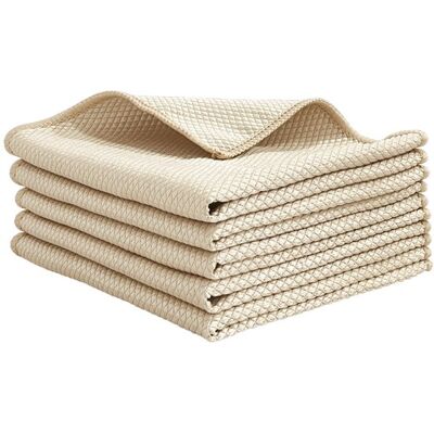 OEM Paños De Limpieza,paños De Microfibra Sin Pelusa,paquete De 5,aptos Para Cristales Y Ventanas,toallitas De Limpieza,40 X 40 Cm OEM Paños De Limpieza,paños De Microfibra Sin Pelusa,paquete De 5,aptos Para Cristales Y Ventanas,toallitas De Limpieza,40 X 40 Cm