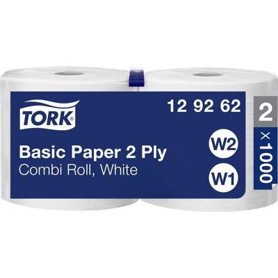 Tork 129262 Paño De Limpieza Blanco 2 Capas Kombirolle Tork 129262 Paño De Limpieza Blanco 2 Capas Kombirolle