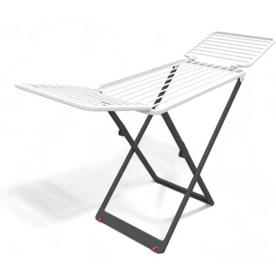 Vileda Tendedero De Resina Blanca De 20 Metros Con Ruedas De Bloqueo De Bisagra Dimensiones 190x55x90 Cm Para Uso Interior Y Exterior Vileda Tendedero De Resina Blanca De 20 Metros Con Ruedas De Bloqueo De Bisagra Dimensiones 190x55x90 Cm Para Uso Interior Y Exterior