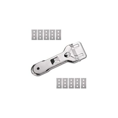 OEM Raspador De Cerámica, Raspador De Limpieza De Doble Filo Con Cuchilla De Repuesto, Utilizado Para Eliminar Manchas De Sartenes, Vidrio Y Cerámica - Crezuo OEM Raspador De Cerámica, Raspador De Limpieza De Doble Filo Con Cuchilla De Repuesto, Utilizado Para Eliminar Manchas De Sartenes, Vidrio Y Cerámica - Crezuo