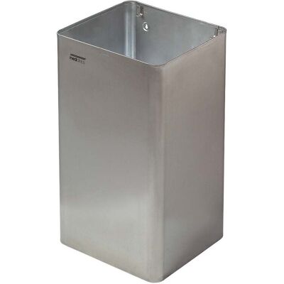 Mediclinics PP1065CS Papelera Abierta Acero Mate - Rectangular 65L Mediclinics PP1065CS Papelera Abierta Acero Mate - Rectangular 65L