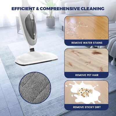OEM Paños/almohadillas De Microfibra Reutilizables Para La Limpieza De Suelos, Compatibles Con Las Fregonas De Vapor Gorfanty (paquete De 3). OEM Paños/almohadillas De Microfibra Reutilizables Para La Limpieza De Suelos, Compatibles Con Las Fregonas De Vapor Gorfanty (paquete De 3).
