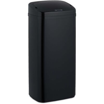 HELLOSHOP26 Cubo De Basura Automático Con Sensor Funcional Para Cocina 70 X 33 X 25 Cm De Acero Negro 130016667 HELLOSHOP26 Cubo De Basura Automático Con Sensor Funcional Para Cocina 70 X 33 X 25 Cm De Acero Negro 130016667
