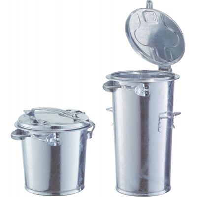 Renner - Cubo de basura de acero galvanizado 50L Renner - Cubo de basura de acero galvanizado 50L