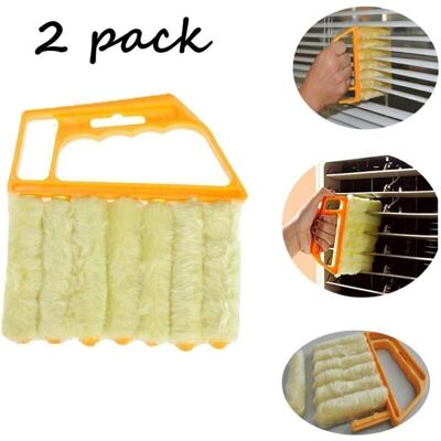 OEM Juego De 2 Cepillos De Limpieza, Limpiador De Persianas, Limpiador De Contraventanas, Limpiador De Ventanas, Cepillo Para Persianas, Limpiador De Polvo, Equipo De Limpieza Para El Hogar - Crezuo OEM Juego De 2 Cepillos De Limpieza, Limpiador De Persianas, Limpiador De Contraventanas, Limpiador De Ventanas, Cepillo Para Persianas, Limpiador De Polvo, Equipo De Limpieza Para El Hogar - Crezuo