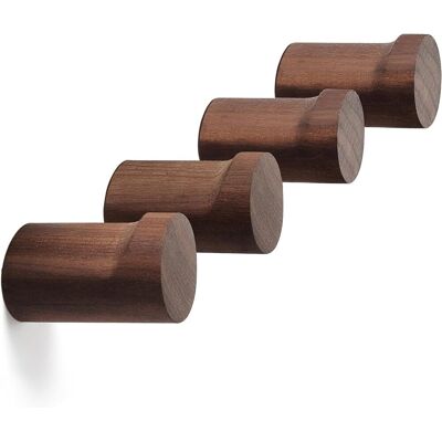 OEM Ganchos De Madera Para Colgar En La Pared (juego De 4). Ganchos Para Puerta, Perchero De Pared, Ganchos De Madera De Nogal Para Abrigos, Toallas, Chaquetas Y Ropa. OEM Ganchos De Madera Para Colgar En La Pared (juego De 4). Ganchos Para Puerta, Perchero De Pared, Ganchos De Madera De Nogal Para Abrigos, Toallas, Chaquetas Y Ropa.