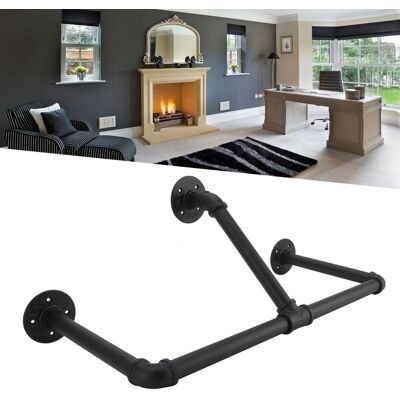 OEM Perchero Industrial De Metal Para Pared, Con Barra Tubular De 22 Pulgadas Y Accesorios Completos Para El Hogar/hotel. OEM Perchero Industrial De Metal Para Pared, Con Barra Tubular De 22 Pulgadas Y Accesorios Completos Para El Hogar/hotel.