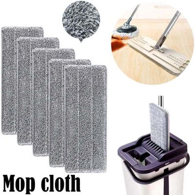 DPZO Juego De 5 Piezas De Cabezales De Microfibra Para Fregonas De Suelo, Funda De Limpieza De Repuesto, Cabezal Para Fregonas Planas, Paños/almohadillas De Limpieza De Microfibra De 33 X 12 Mm DPZO Juego De 5 Piezas De Cabezales De Microfibra Para Fregonas De Suelo, Funda De Limpieza De Repuesto, Cabezal Para Fregonas Planas, Paños/almohadillas De Limpieza De Microfibra De 33 X 12 Mm