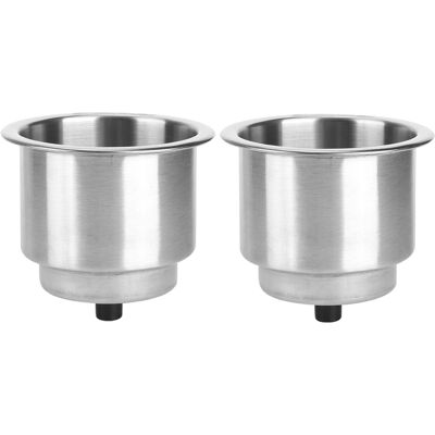 TOIVIZE Portavasos De Acero Inoxidable Ø 110 Mm Con Desagüe Y Junta – Resistente A La Corrosión, Ideal Para Barco, Coche Y Hogar TOIVIZE Portavasos De Acero Inoxidable Ø 110 Mm Con Desagüe Y Junta – Resistente A La Corrosión, Ideal Para Barco, Coche Y Hogar