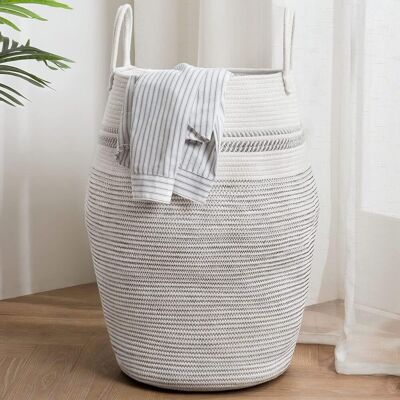 OEM Cesto Para Ropa Sucia De 105 L, Cesto Para Almacenar Algodón, Cesto Grande Con Asa, Cesto Para Ropa Sucia Gris OEM Cesto Para Ropa Sucia De 105 L, Cesto Para Almacenar Algodón, Cesto Grande Con Asa, Cesto Para Ropa Sucia Gris