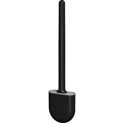 SIOKS 1 Cepillo De Inodoro De Silicona Negro, Cepillo De Inodoro De Silicona Con Cerdas Suaves Y Mango Antideslizante, Cepillo De Inodoro De Pared Para Una Limpieza Rápida. SIOKS 1 Cepillo De Inodoro De Silicona Negro, Cepillo De Inodoro De Silicona Con Cerdas Suaves Y Mango Antideslizante, Cepillo De Inodoro De Pared Para Una Limpieza Rápida.