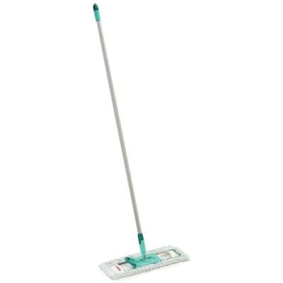 Leifheit Profi Xl Cotton Plus Fregona Algodón/fibra Gris, Turquesa, Blanco Leifheit Profi Xl Cotton Plus Fregona Algodón/fibra Gris, Turquesa, Blanco