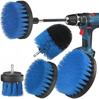 OEM Juego De 4 Cepillos De Limpieza Para Taladro, Cepillo Para Taladro, Coche, Azulejos, Alfombras, Bañera, Cocina, Inodoro, Azul OEM Juego De 4 Cepillos De Limpieza Para Taladro, Cepillo Para Taladro, Coche, Azulejos, Alfombras, Bañera, Cocina, Inodoro, Azul