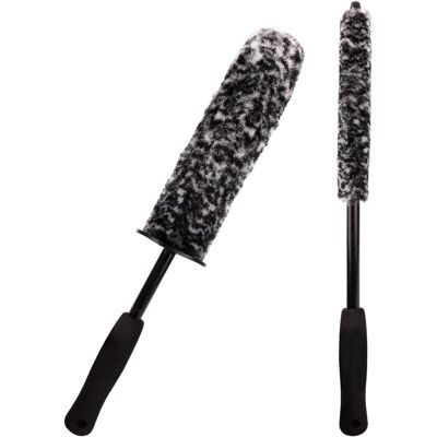 AUDIONOVA 2 Piezas De Cepillo Para Llantas De Coche, Cepillo Para Limpiar Ruedas, Cepillo Para Lavar Neumáticos De Coche, Cepillo De Microfibra Con Mango Largo, Cepillo Plegable Para Llantas De Coche AUDIONOVA 2 Piezas De Cepillo Para Llantas De Coche, Cepillo Para Limpiar Ruedas, Cepillo Para Lavar Neumáticos De Coche, Cepillo De Microfibra Con Mango Largo, Cepillo Plegable Para Llantas De Coche