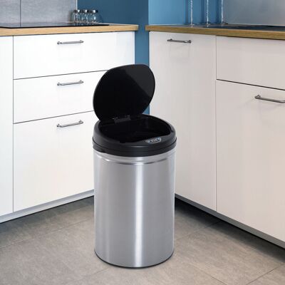 TORMATOR Contenedor Papelera Cubo Basura 30l Con Sensor Detector Movimiento Automático Acero Inoxidable (varios Tamaños) TORMATOR Contenedor Papelera Cubo Basura 30l Con Sensor Detector Movimiento Automático Acero Inoxidable (varios Tamaños)