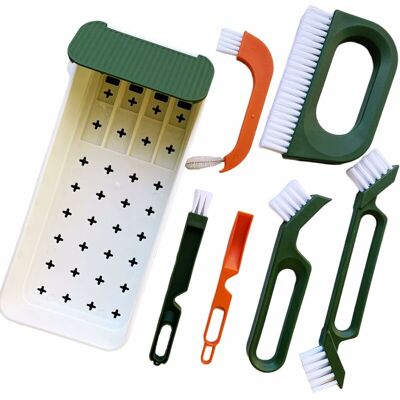 DPZO Juego De Cepillos Para Lechada 5 En 1, Cepillo De Limpieza Para Baño Y Cocina, Limpia La Lechada De Azulejos, Esquinas Y Ángulos, Cepillo Para Botellas. DPZO Juego De Cepillos Para Lechada 5 En 1, Cepillo De Limpieza Para Baño Y Cocina, Limpia La Lechada De Azulejos, Esquinas Y Ángulos, Cepillo Para Botellas.