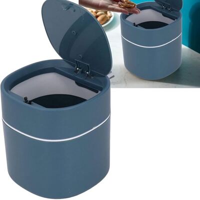OEM Cubo De Basura, Mini Cubo De Basura, Papelera Pequeña De Sobremesa, Papeleras, Plástico, Azul, 13,513,514 Cm, Sin Bolsa De Basura OEM Cubo De Basura, Mini Cubo De Basura, Papelera Pequeña De Sobremesa, Papeleras, Plástico, Azul, 13,513,514 Cm, Sin Bolsa De Basura
