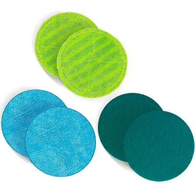 OEM Paquete De 6 Paños De Microfibra De Repuesto Universales, De 16 Cm De Diámetro, Compatibles Con La Fregona Flotante Hurricane M30457 Y La Fregona Inalámbrica Dyson. OEM Paquete De 6 Paños De Microfibra De Repuesto Universales, De 16 Cm De Diámetro, Compatibles Con La Fregona Flotante Hurricane M30457 Y La Fregona Inalámbrica Dyson.