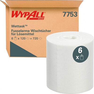 KIMBERLY-CLARK Wypall® Wettask Solvent Wypall® Cleaning Stands. Toallitas Blancas De 120 Rodillos KIMBERLY-CLARK Wypall® Wettask Solvent Wypall® Cleaning Stands. Toallitas Blancas De 120 Rodillos