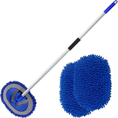 OEM Juego De Cepillo Y Mopa De Microfibra De 62" Para Lavado De Autos Con Guante De Esponja Y Mango Largo, Accesorios De Limpieza Para Autos, Plumero, Herramientas Para Lavar Autos - Crezuo OEM Juego De Cepillo Y Mopa De Microfibra De 62" Para Lavado De Autos Con Guante De Esponja Y Mango Largo, Accesorios De Limpieza Para Autos, Plumero, Herramientas Para Lavar Autos - Crezuo