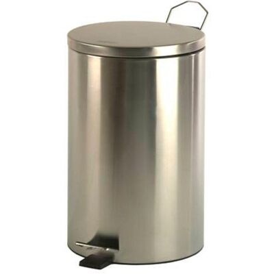 Mediclinics Pp1312c Cubo Pedal Redondo 12l Inox Brillo - Ref: Pp1312c Mediclinics Pp1312c Cubo Pedal Redondo 12l Inox Brillo - Ref: Pp1312c