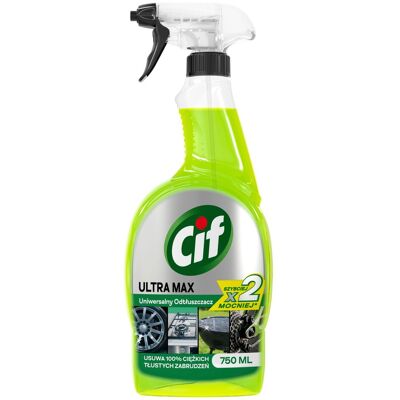 SHUMEE Desengrasante Universal Cif Ultra Max, Verde, 750 Ml SHUMEE Desengrasante Universal Cif Ultra Max, Verde, 750 Ml