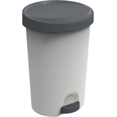 Contenedor Eda Plastique Stepy 45L Gris para Cocina Contenedor Eda Plastique Stepy 45L Gris para Cocina