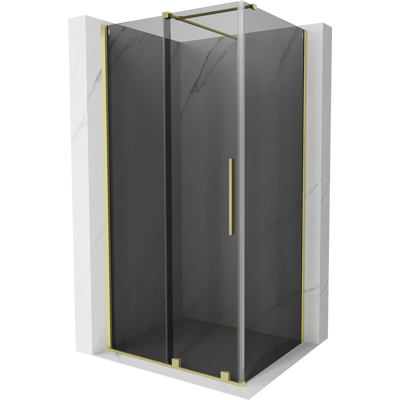 Mexen Velar Cabina De Ducha Corredera 100 X 120 Cm, Grafito, Dorado Cepillado - 871-100-120-41-55 Mexen Velar Cabina De Ducha Corredera 100 X 120 Cm, Grafito, Dorado Cepillado - 871-100-120-41-55