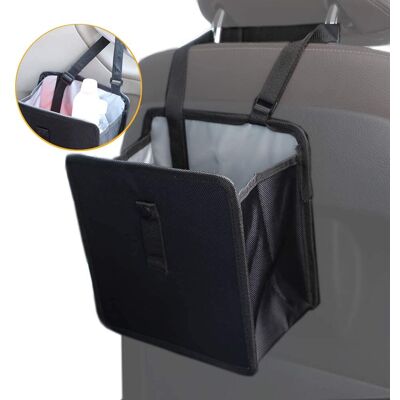 OEM Cubo De Basura Colgante Plegable Para Coche: Bolsas De Basura Impermeables De Gran Capacidad, Organizador De Almacenamiento Antifugas Para Camping, Accesorio Para El Interior Del Coche (negro) OEM Cubo De Basura Colgante Plegable Para Coche: Bolsas De Basura Impermeables De Gran Capacidad, Organizador De Almacenamiento Antifugas Para Camping, Accesorio Para El Interior Del Coche (negro)