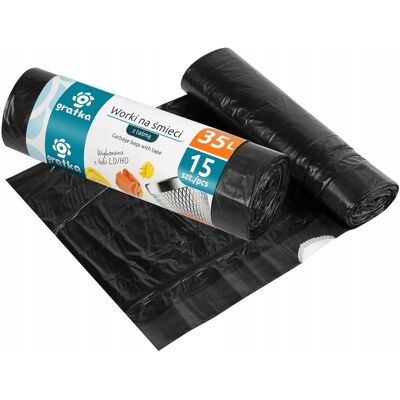 SHUMEE Bolsas De Basura Universales Ravi De 35 L, 15 Unidades. SHUMEE Bolsas De Basura Universales Ravi De 35 L, 15 Unidades.