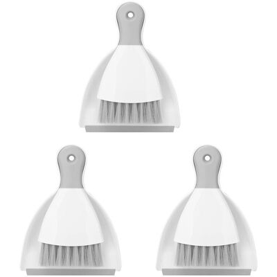 OEM Juego De 3 Escobas Y Recogedores Pequeños, Recogedor Portátil Con Cepillo De Limpieza Para El Hogar, La Oficina, El Sofá, Etc. OEM Juego De 3 Escobas Y Recogedores Pequeños, Recogedor Portátil Con Cepillo De Limpieza Para El Hogar, La Oficina, El Sofá, Etc.