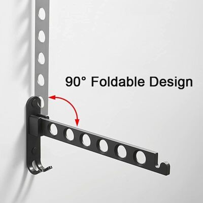 OEM Tendedero De Ropa De Pared, Tendedero De Ropa De Pared, Tendedero Plegable Giratorio De 90°, Apto Para Balcón, Baño, Hotel -crezuo OEM Tendedero De Ropa De Pared, Tendedero De Ropa De Pared, Tendedero Plegable Giratorio De 90°, Apto Para Balcón, Baño, Hotel -crezuo
