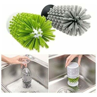 OEM Cepillo Para Botellas De Vidrio, Cepillo De Limpieza Con Ventosa, Limpiador De Botellas De Vidrio Para Bar, Cepillo De Limpieza Para Fregadero De Cocina - Crezuo OEM Cepillo Para Botellas De Vidrio, Cepillo De Limpieza Con Ventosa, Limpiador De Botellas De Vidrio Para Bar, Cepillo De Limpieza Para Fregadero De Cocina - Crezuo