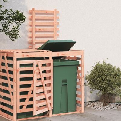 vidaXL Almacenamiento para cubo de basura en madera de abeto Douglas - Jardín vidaXL Almacenamiento para cubo de basura en madera de abeto Douglas - Jardín