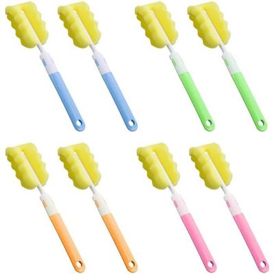 ENLENK Cepillo Para Botellas De 28 X 10 Cm, Limpiador De Botellas Sin Rayones, Varios Colores, Juego De 8 Piezas ENLENK Cepillo Para Botellas De 28 X 10 Cm, Limpiador De Botellas Sin Rayones, Varios Colores, Juego De 8 Piezas