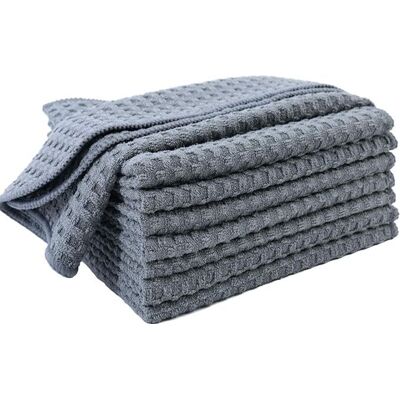 XISRENS 8 Toallas De Cocina De Microfibra Ultra Premium - Para Manos/platos - Tejido De Nido De Abeja (gris, 30x30 Cm) XISRENS 8 Toallas De Cocina De Microfibra Ultra Premium - Para Manos/platos - Tejido De Nido De Abeja (gris, 30x30 Cm)