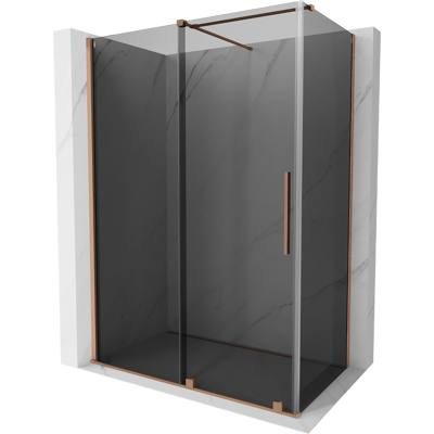Mexen Velar Cabina De Ducha Corredera 150 X 80 Cm, Grafito, Cobre Cepillado - 871-150-080-41-65 Mexen Velar Cabina De Ducha Corredera 150 X 80 Cm, Grafito, Cobre Cepillado - 871-150-080-41-65